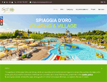 Tablet Screenshot of campingspiaggiadoro.com